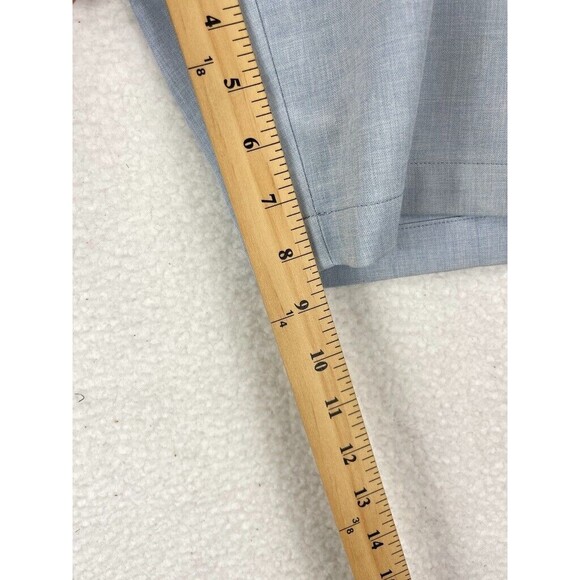Peter Millar Chino Shorts Men’s Size 38 Blue Pastel Flat Front 9” Inseam - Picture 4 of 8